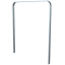 Lean-on hoop made of flat steel | 50 x 12 mm | in bent design | without cross bar | total width: 1000 mm | hot-dip galvanized